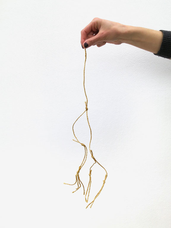 Claude Closky, ‘Mobile’, 1992, string, 50 cm.